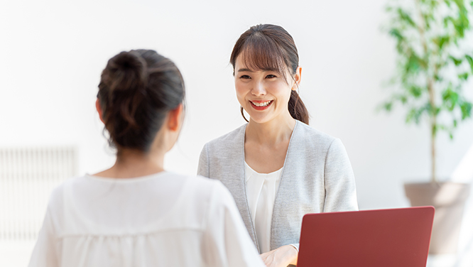 担当の専任アドバイザーがあなたの希望に合う人を探すサポートをいたします。